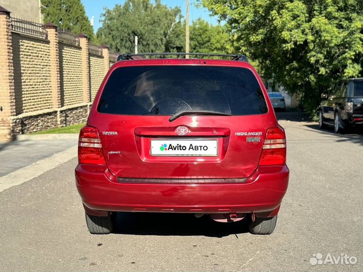 Toyota Highlander 2.4 AT, 2002, 190 000 км