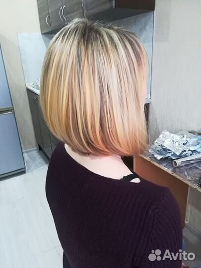 Стрижки, мелирование, окрашивание