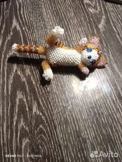 Амигуруми из бисера. Котёнок