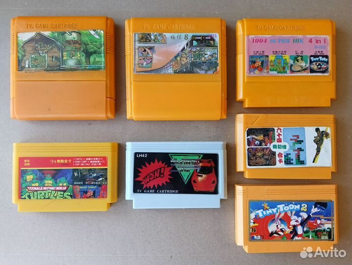 Картриджи на Dendy, пейзажники