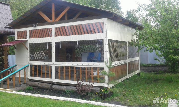 Тентовое покрытие на беседки /веранды