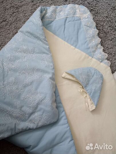 Конверт на выписку для мальчика весна-осень