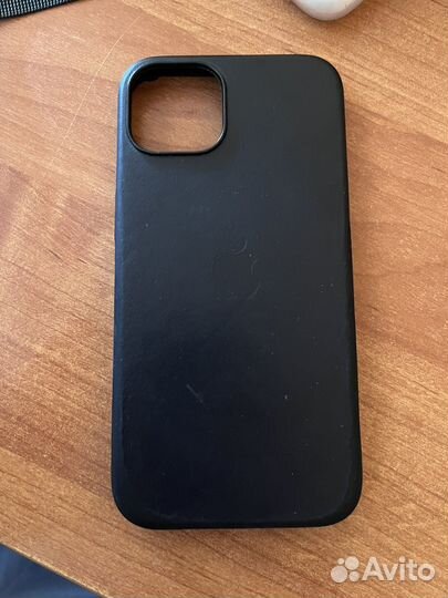 Оригинальный кожаный чехол iPhone 13