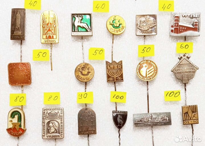 Значки. Литва (10 фото) Литовская сср Вильнюс
