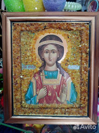 Икона из янтаря