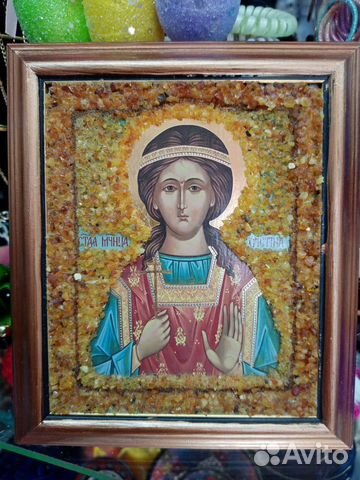 Икона из янтаря