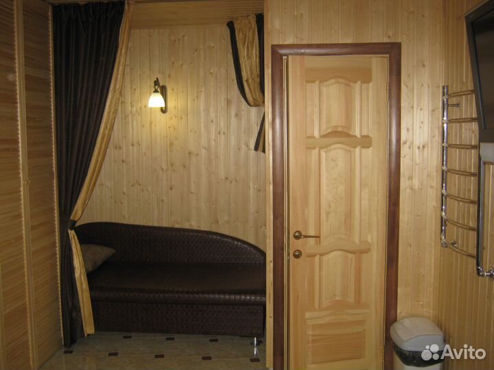 Баня на дровах с бассейном