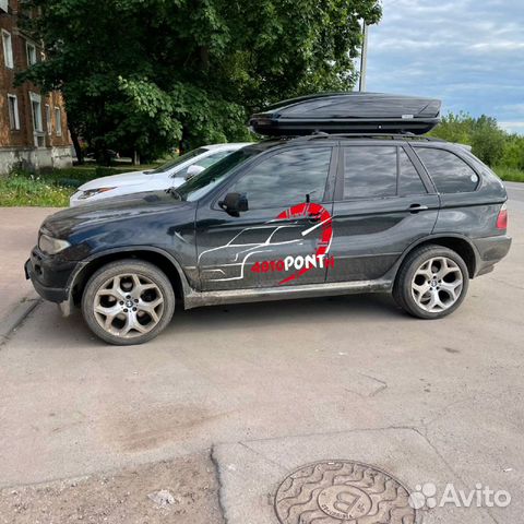 Автобокс BMW X5 на 520л черный усиленный