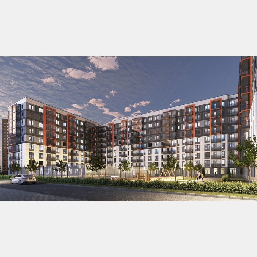 1-к. квартира, 41,4 м², 8/9 эт.
