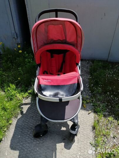 Коляска 2в1 б/у toyiba красная