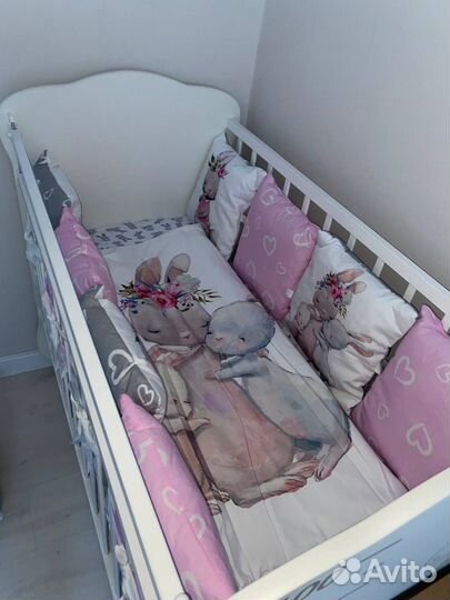 Бортики в кроватку