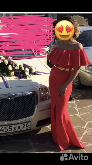 Вечернее платье в пол 40-42-44