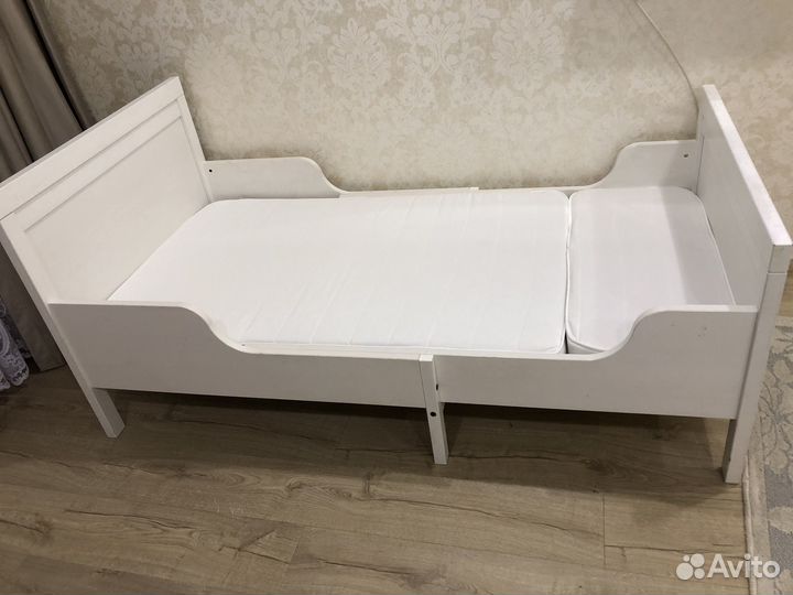 Детская кровать IKEA раздвижная сундвик