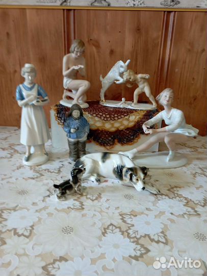 Фарфоровые немецкие статуэтки