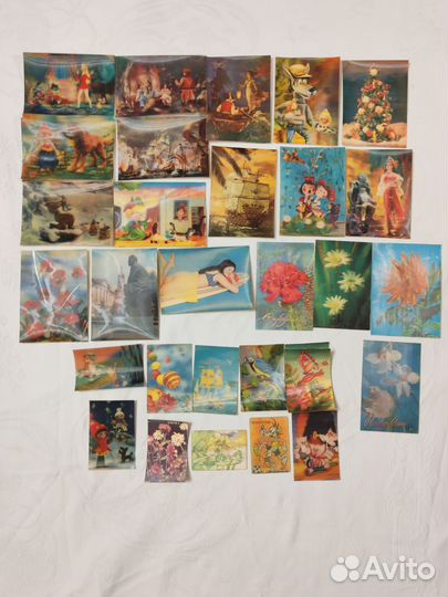 Открытки и календари стерео СССР