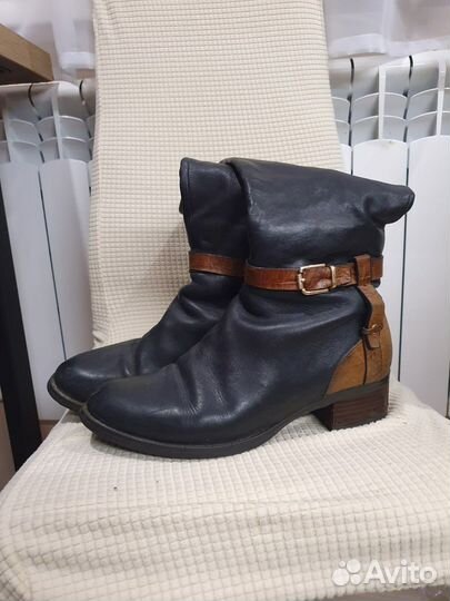 Зимние женские сапоги 38 натуральная кожа
