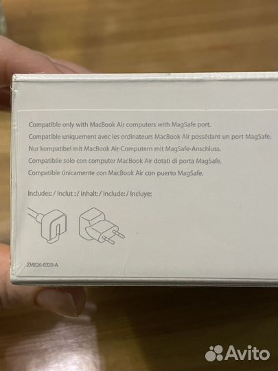 45W MagSafe Power Adapter Адаптер apple