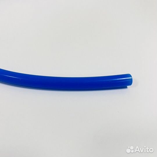 Бензошланг скутер, мопед силикон синий d8 (4) mm