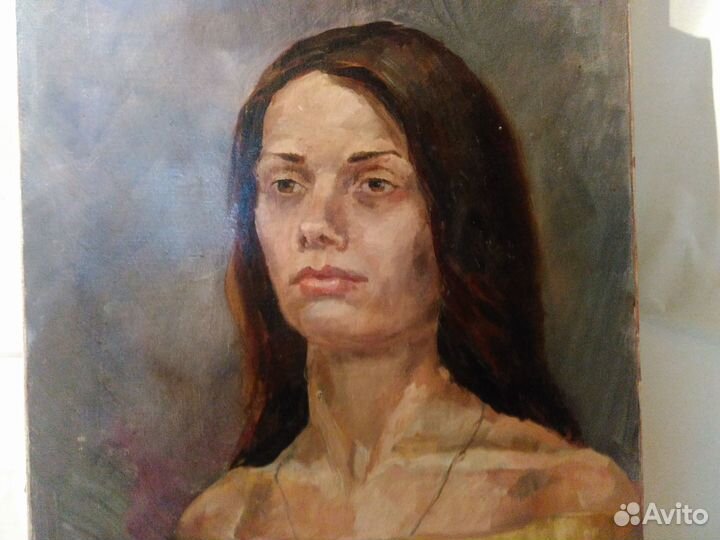 Портрет Дамы Нарисован Маслом