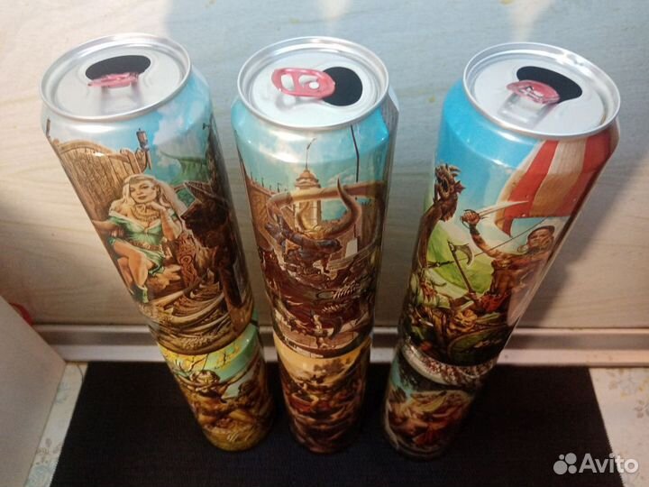 Банки пивные Faxe Viking*s(Викинги) 0,45л.6 ш-к