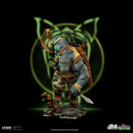 Iron Studios 1/10 tmnt Черепашки-ниндзя Rocksteady