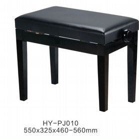 HY-PJ010-gloss-black Банкетка, черная, искусственн