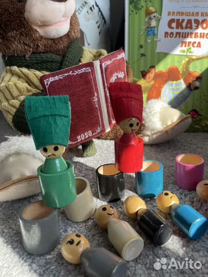 Развивающий сортер деревянные человечки