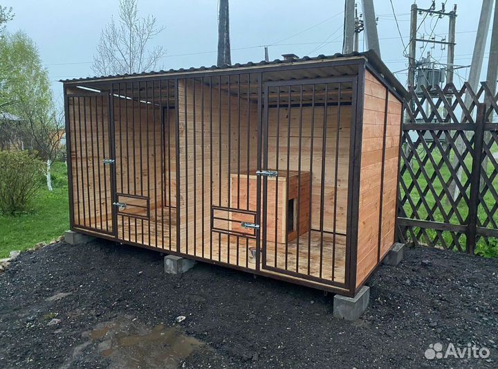 Вольер для собак опыт 6 лет