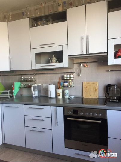 Перетяжка кухонных фасадов из мдф