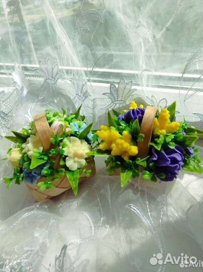 Букет из мыла ручной работы