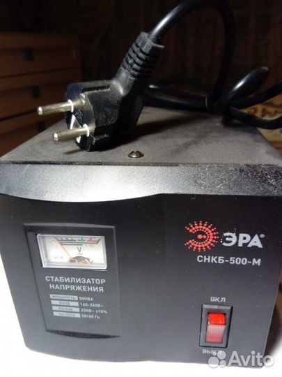 Стабилизатор напряжения эра снкб-500-М