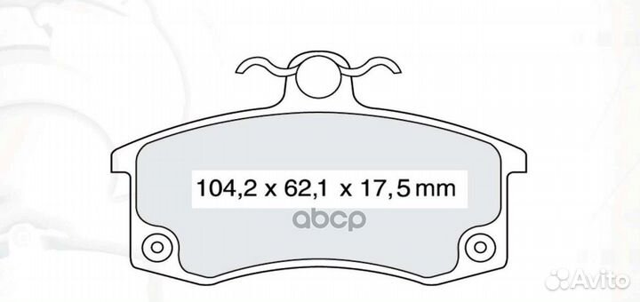 D140SM колодки диск. перед. LADA 2108-2115/Sam