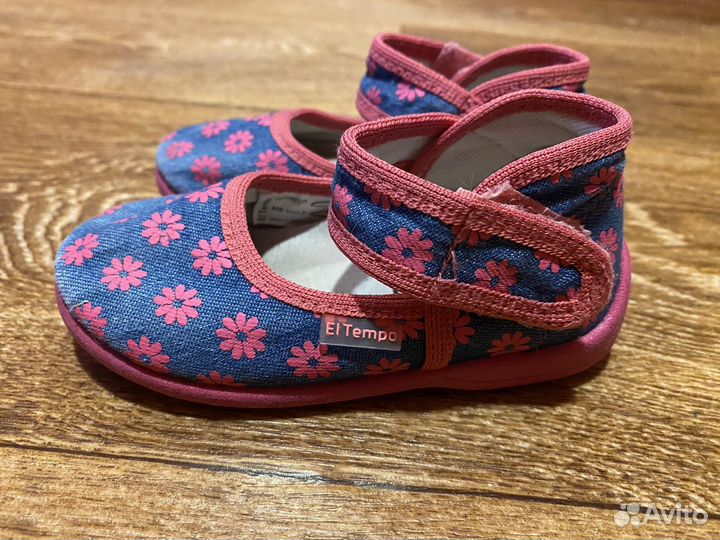 Туфельки джинсовые 21