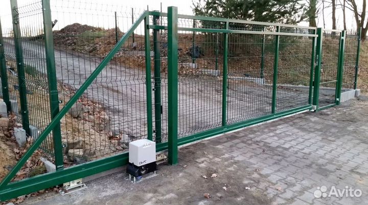 Ворота откатные металлические быстро