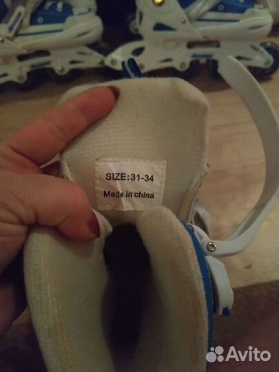 Роликовые коньки детские 31-34 размер раздвижные