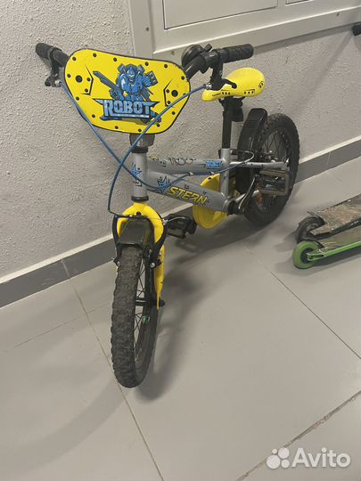 Велосипед детский робот 16