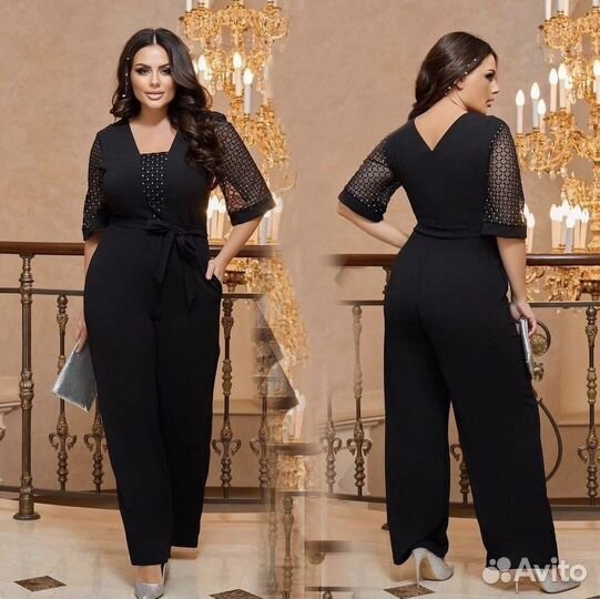 Комбинезон больших размеров новый праздничный