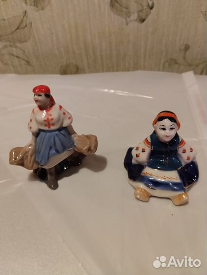 Фарфоровые статуэтки времён СССР миниатюры