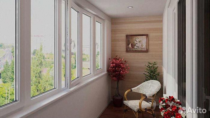 Остекление балкона, лоджии