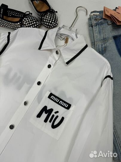 Рубашка Miu Miu женская 2 цвета