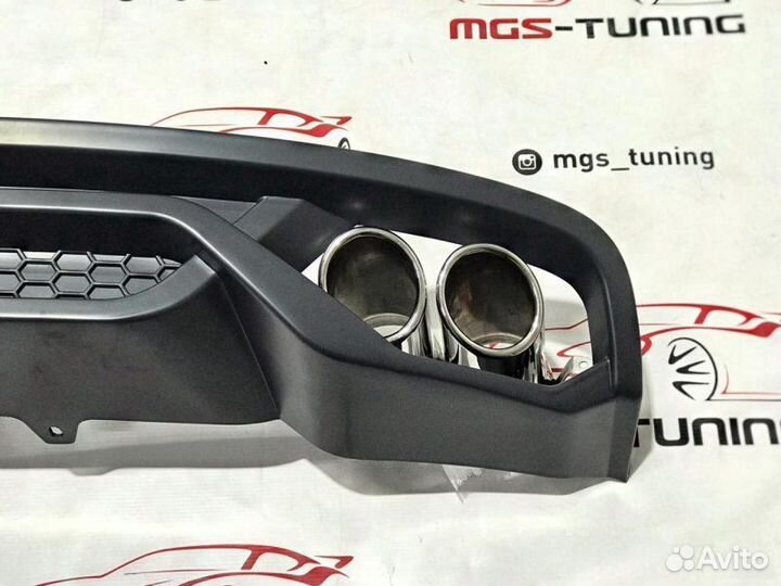 Диффузор на Audi A4 S4 2011-2015 ABT+ Насадки