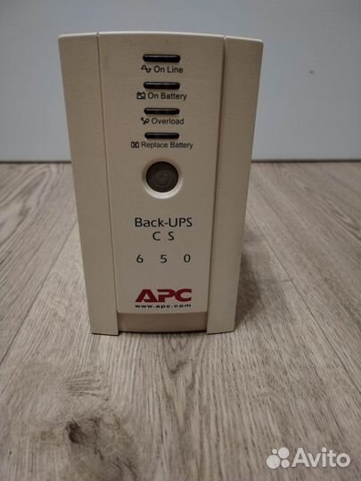 Ибп APC Back-UPS CS 650