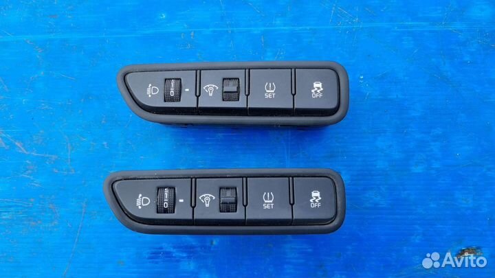 Блок кнопок корректора фар Kia Rio 4