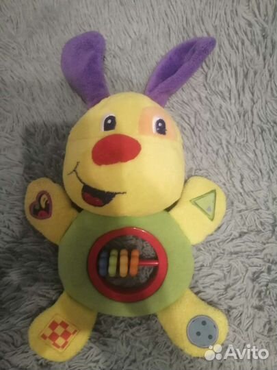 Погремушка плюшевая