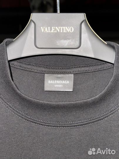 Balenciaga Wi Fi Oversized Black T-Shirt футболка