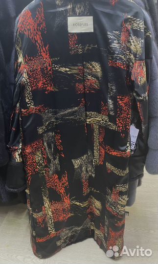 Шуба норковая фиолетово-черная 40 42 44