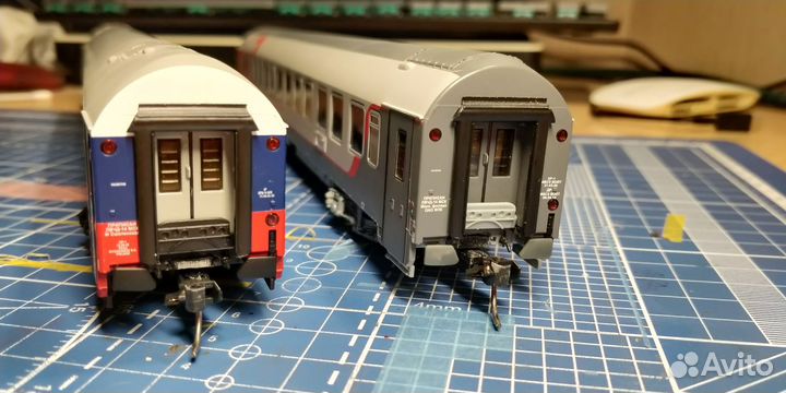 Пассажирские вагоны ржд LSModels 1/87