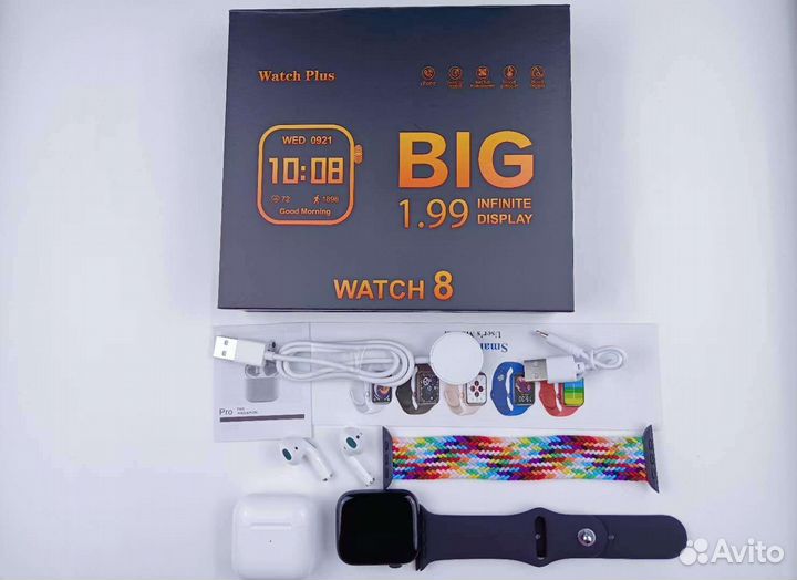 Набор Apple Watch Часы+ наушники