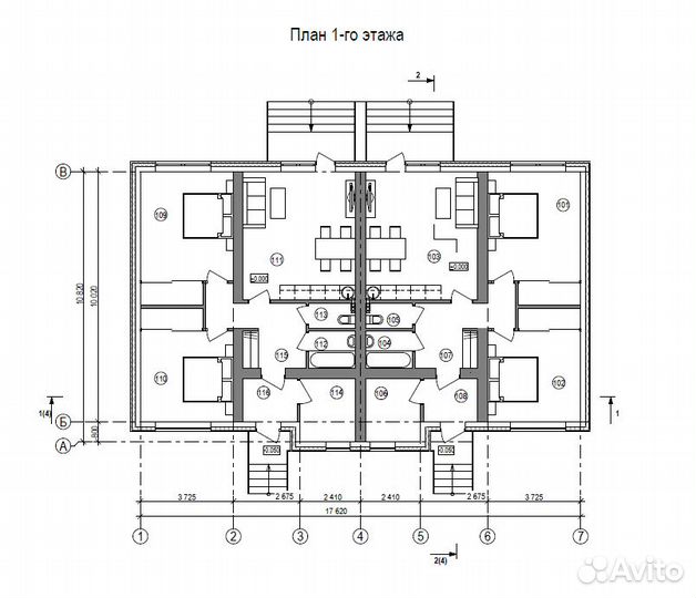 Домокомплект 153,8 кв.м из теплоэффективных блоков