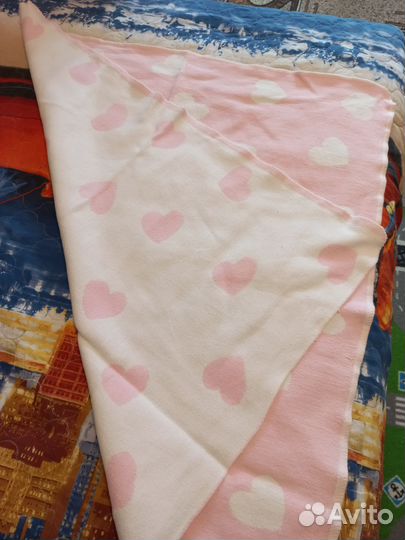 Одеяло байковое детское бу